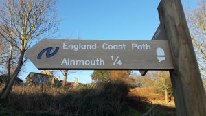 New England Coast Path signage