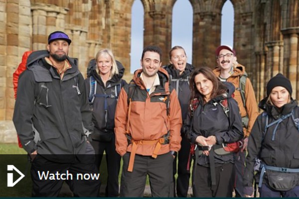 Cast from TV Series Pilgrimage located on St Oswald's Way